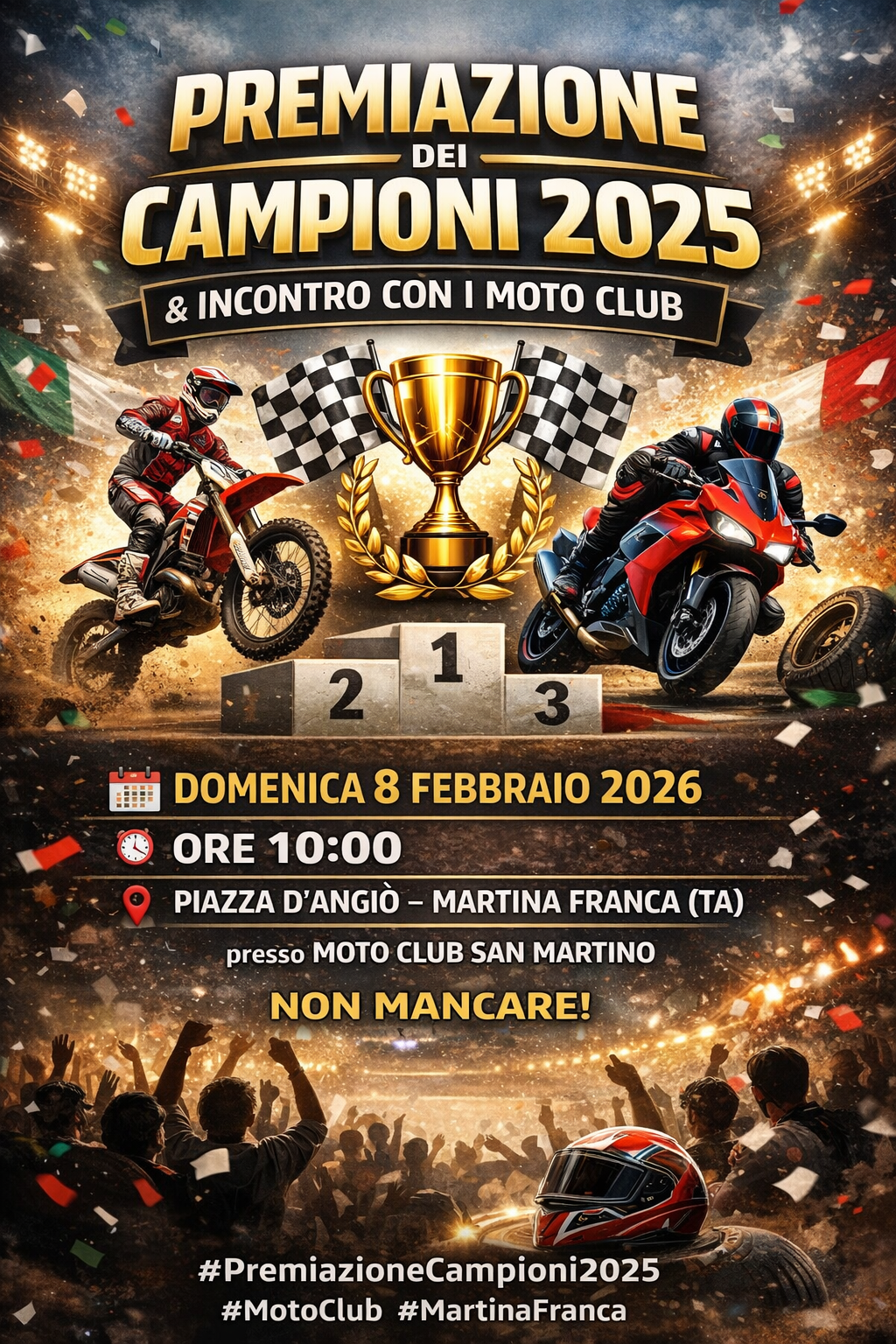 Premiazione Campioni 2025 Moto Club